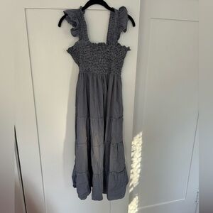 Hill House Ellie Nap Dress - Navy Gingham (Size M)